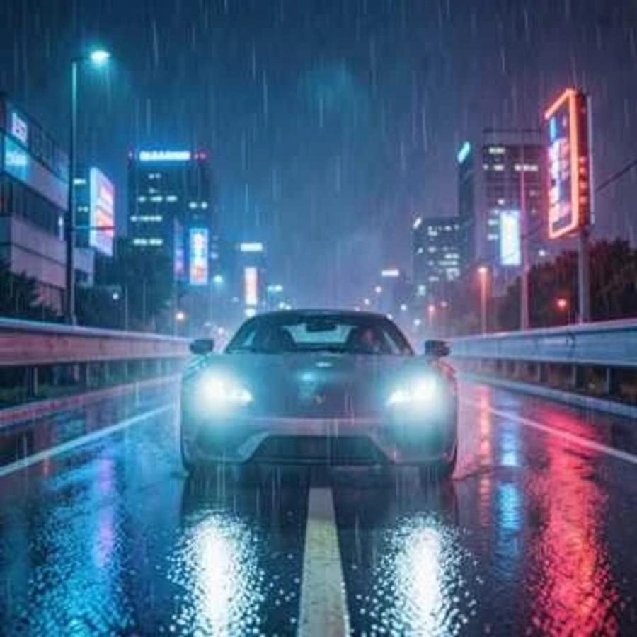 Фары в дождь