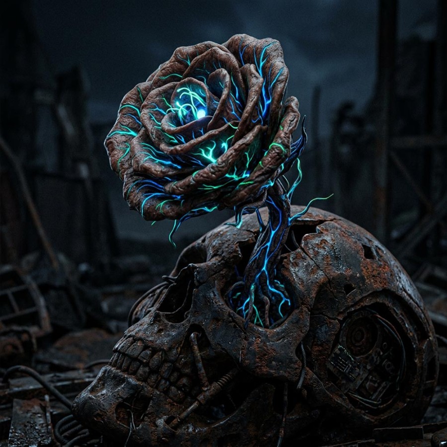 Brown rose