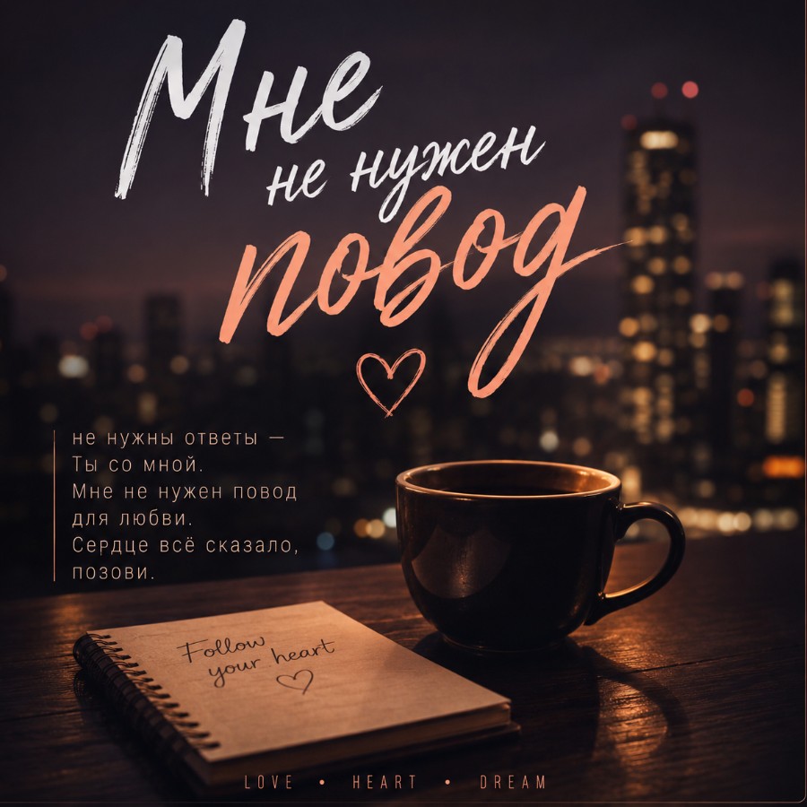 Мне не нужен повод