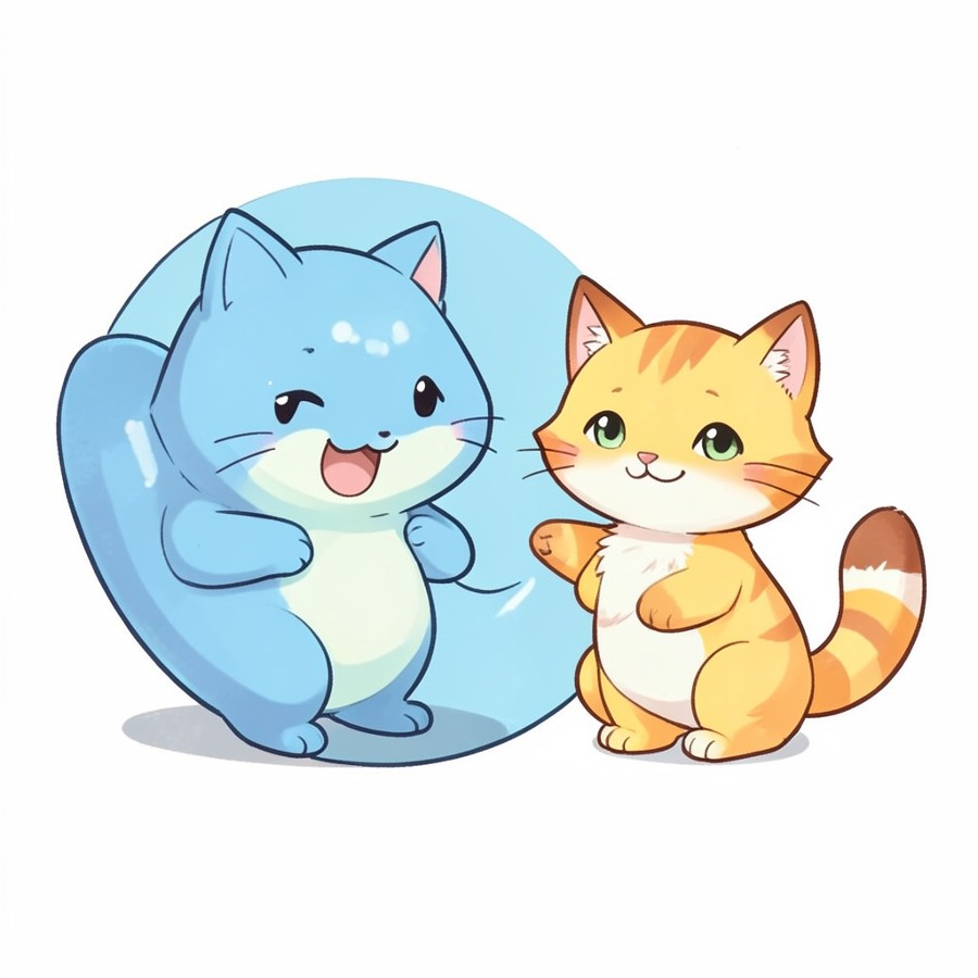 Лунный кот, блюз, Солнечная кошка.